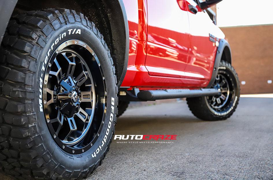 DODGE RAM CRUSH GLOSS BLACK DOUBLE DARK TINT